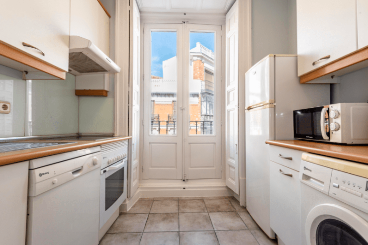 Reportaje Fotográfico de Interiorismo en Embajadores, Centro - Salón Moderno
