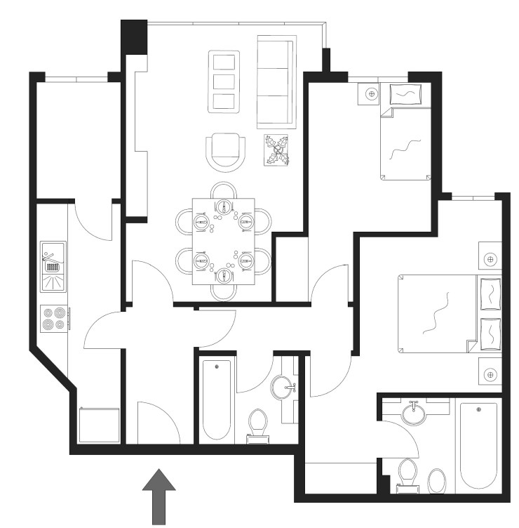 Planos áticos Madrid, Planos bajos con jardín, La Moraleja, Arturo Soria, Planos residenciales Idealista